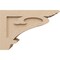 Ekena Millwork 6"W x 18"D x 12"H Classic Mayflower Rough Cedar Woodgrain TimberThane Corbel, Primed Tan CORUR06X18X12MAYRCPR - alternate 2